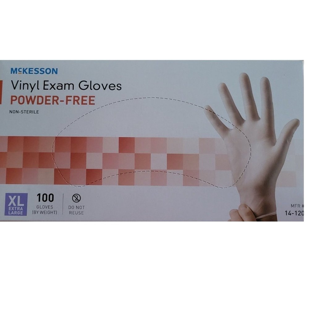 McKesson  Gloves Powder Free XL 14-136 100 per Box